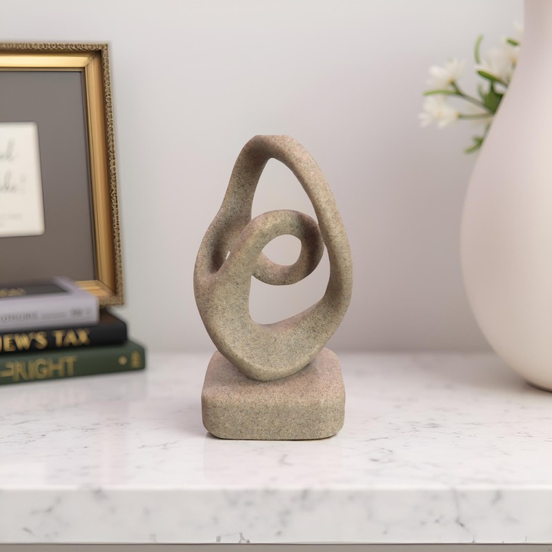 LAIKEARTS Abstract Modern Ribbon Decorative Sculpture, Knot Sculptures,Home Decor,Coffee Table