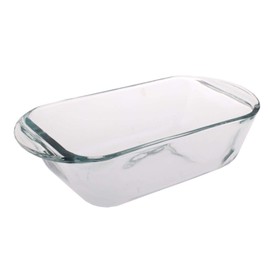 Clear Glass Loaf Baking Dish 1.5 Quart-11.5"x5.5"x3"