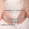 Wekicici Wedding Tiara Crystal Silver Princess Crown for Women Rhinestone