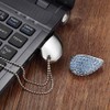 Garrulax USB Stick, Premium USB 2.0, Diamond Heart Shape 8GB
