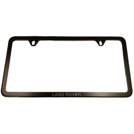 Land Rover Stainless Steel Black Slim License Plate Frame VPLCY0099