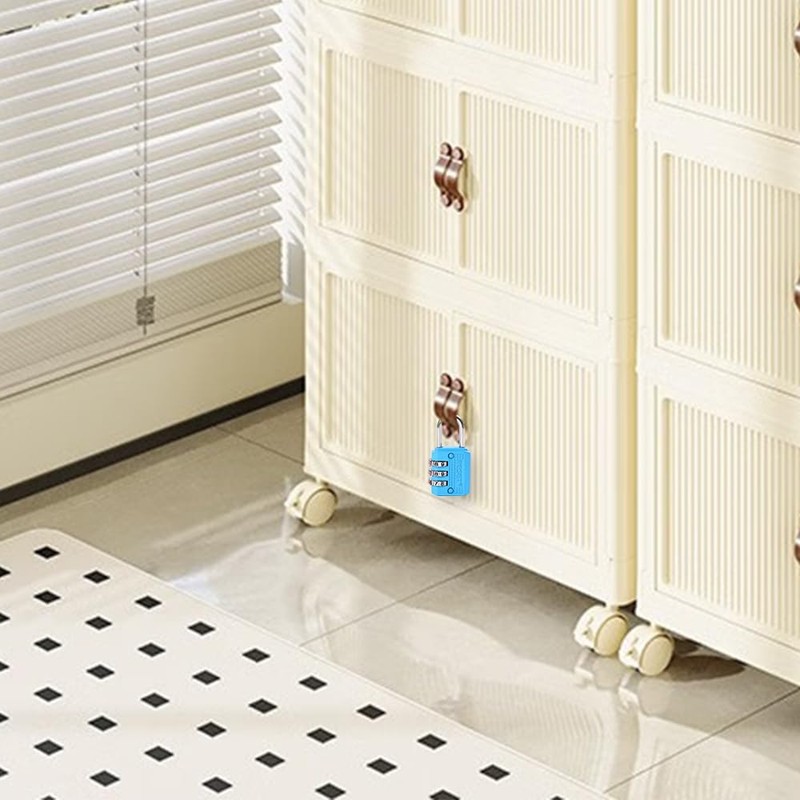 RESET-071 3 Digit Small Combination Lock Tiny Padlock for Mini