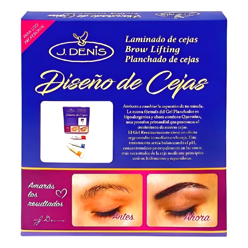 J Denis Diseño De Ceja Laminado Planchado Ceja Negro 0