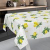 ANRO Oilcloth Tablecloth Washable Wax Tablecloth Garden Tablecloth Round Oval