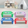 4Pcs Kids Lap Desk Tray, Plastic Breakfast Laptop Trays with