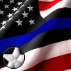 G128 Blue Lives Matter Flag Police Flag Embroidered 2.5x4 FT