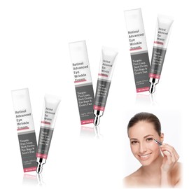 3 Stück Augencreme Gegen Falten und Augenringe Retinol Eye Cream Eye Serum mit Augenroller Kann Helfen Enthält Inhaltsstoffe Wie Retinol Niacinamid Usw Schwellungen und Tränensäcke Zu Reduzieren