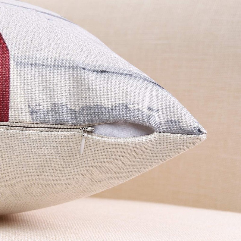 Decorations Throw Pillow Covers 18x18 Inch Couch Square Farmhouse Pillow