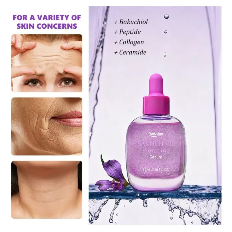 Sérum Hidratante 30ml Con Bakuchiol Y Vitamina C,