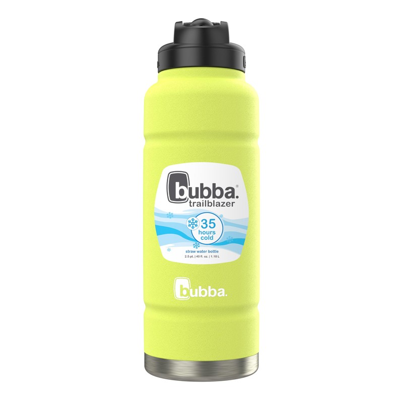 bubba Trailblazer Insulated Stainless Steel Water Bottle with Straw Lid,