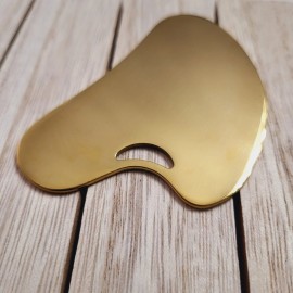 NationInFashion Gua Sha Scraping Face Massage Tool Stainless Steel Metal Guasha