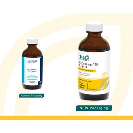 Klaire Labs Eicosamax TG Fish Oil - Ultra Pure Omega-3 Fish Oil Pills with EPA/DHA - Sustainably Sourced - Natural Lemon Flavor for No Fishy Burps or Aftertaste (30 Servings / 5 fl oz)