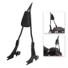 21ST Gloss Black 26" Tall Backrest Sissy Bar For Harley