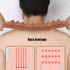 Guasha Stick Carbonized Double Row 20 Beads Lymphatic Drainage Fatigue