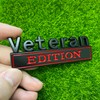 2 Pack Veteran Edition Car Emblem - 3D Metal Badge