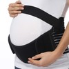 Maternity Support Belt Pregnancy Back Support Belly Band Girdle Black,L