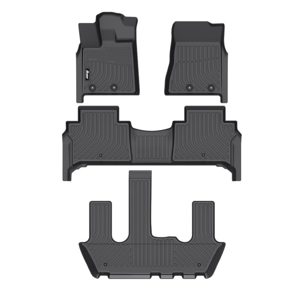 IKON MOTORSPORTS 3D TPE Floor Mats, Compatible with 2025-2026 Nissan