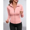 Avoogue Full Zip Lightweight Workout Jacket Women's Running Yoga Jacket