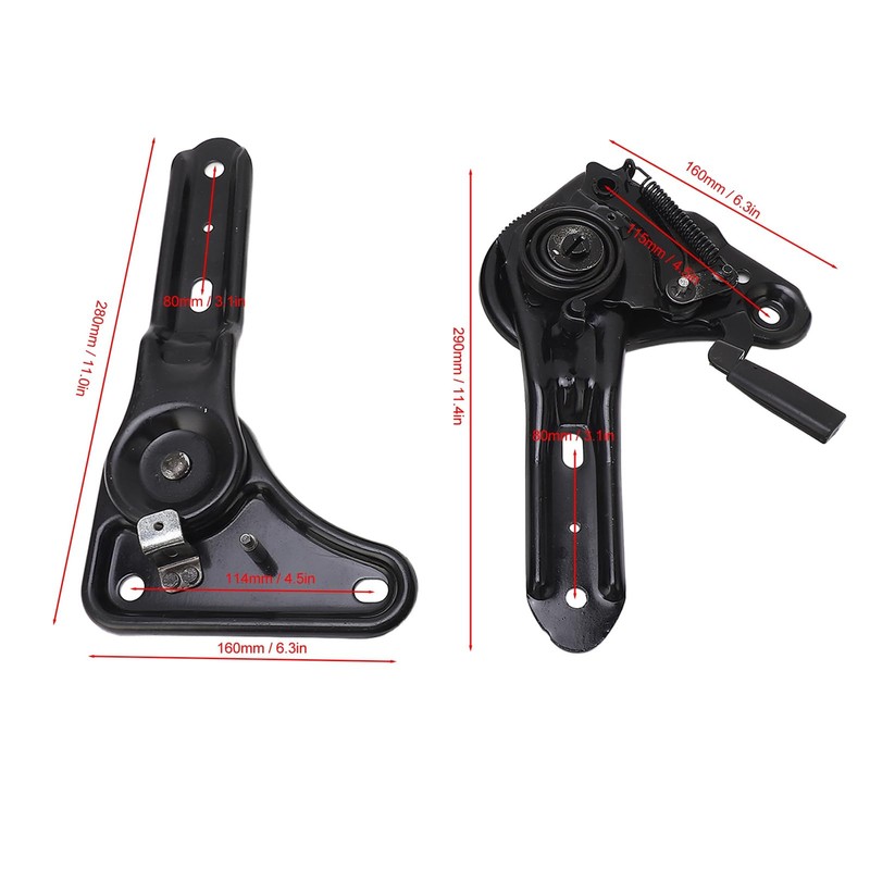 Xiuganpo Auto Seat Recliner Handle, Steel Back Hinge 0-150 Degree