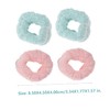 FOMIYES 4pairs Absorbent Wristbands for Face Washing Spa Wrist Washbands