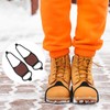 LIOOBO 2 pairs of ice cleats, snow shoe spikes, shoe