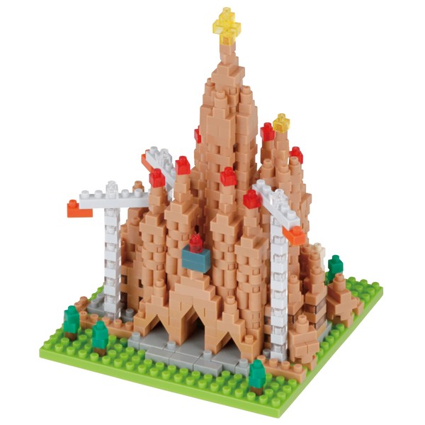 nanoblock - Sagrada Familia [World Famous Buildings], Sight to See Series Building Kit