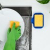 Zulay Kitchen Small Silicone Sponge Holder (4.9x3.3”) – Space-Saving Sink