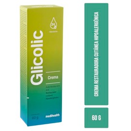 Glicolic Crema Hidratante Facial y Restaurador Cutáneo | Mejora Textura, Luminosidad, Apariencia de Manchas y Signos de Envejecimiento | Ácido Glicóli