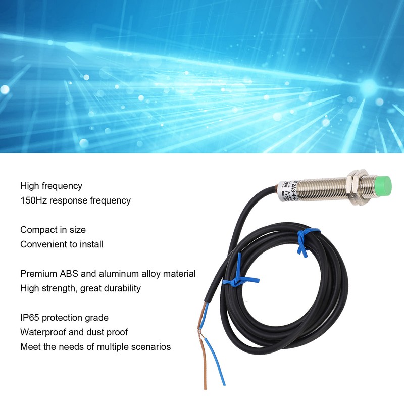 5 Pcs Proximity Switch M12x1 2 Wire Normally Closed 4mm