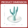 PUDDING CABIN - Soporte para anillos de cactus para mujer,