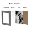 Tamolus 4x6 Double Horizontal Hinged Picture Frame Folding Photo Frame