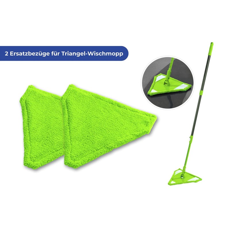Maximex Replacement Cover Mop Triangle Set of 2 Polyester 31