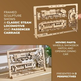 Ugears 2.5D Steam Express