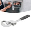 Multifunctional Sink Wrench Adjustable Spring Large Opening Faucet Spanner Plumbing