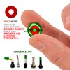 Performore 12 PCS Car Tire Valve Stem Caps Heavy-Duty Stem
