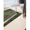 eatelle Shower Door Bottom Seal with Drip Rail for 1/4"