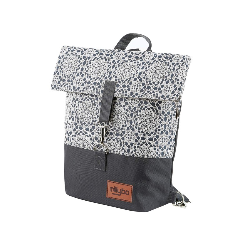 millybo Women's ‘Sweet’ Bicycle Pannier Bag / Lace Pattern (Various