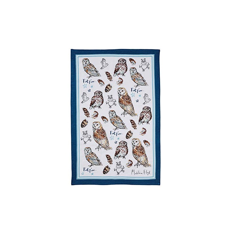 Ulster Weavers Madeleine Floyd Owls Linen Tea Towel