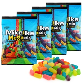 Mike n Ike Mega Mix 5 oz Each, 4 Pack - 5 oz Each.