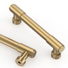 Asidrama 10 Pack 3.75 Inch(96mm) Champagne Bronze Kitchen Cabinet Handles,