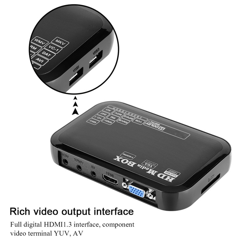 Full HD Mini Box Media Player 1080P Media Player Box