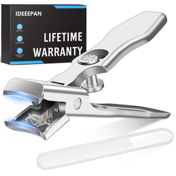 IDEEEPAN Nail Clippers for Seniors Thick Nails - Sharp Heavy