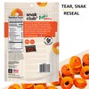 Snak Club Tajin Peach Rings, Sweet and Spicy Gummy Snacks,