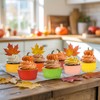 Whaline 450Pcs Fall Cupcake Liners Green Orange Yellow Brown Autumn
