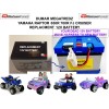 DYNA GROUP 12V "REPLACMENT" BATTERY DUMAR MEGATREDZ YAMAHA RAPTOR 650R