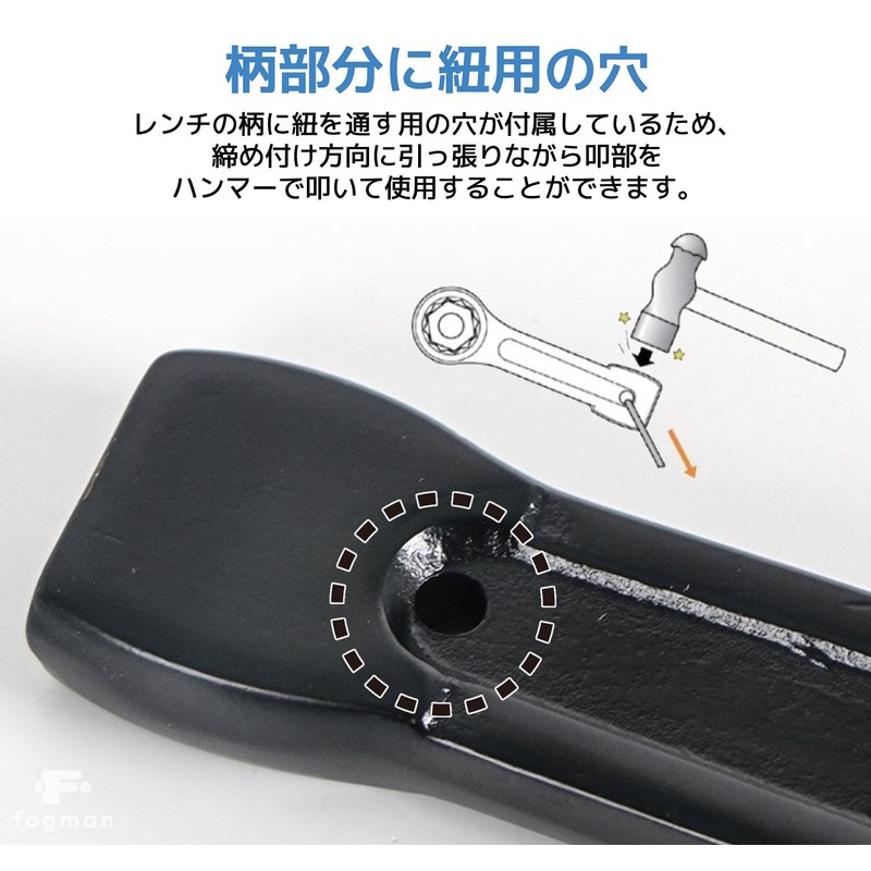 fogman Eyeglass Wrench Hitting Spanner Washing Machine Stick (1.5 inches