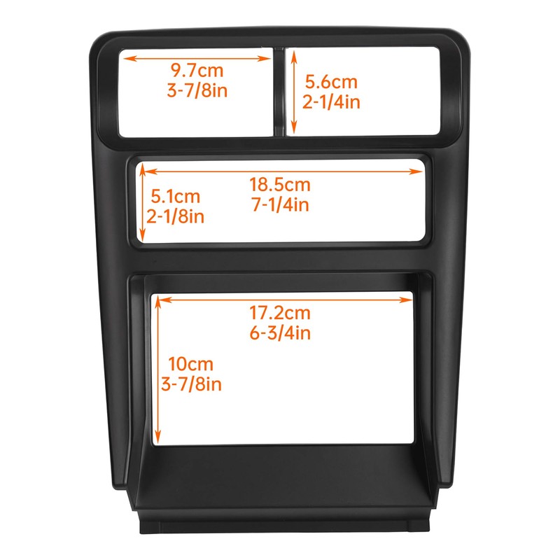 HECASA Car Stereo Radio Double Din Compatible with 1994-2002 Mustang