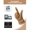 vislivin Women's Winter Warm Gloves Touchscreen Gloves with Lined, brown