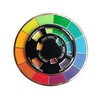 Creative Color Wheel Enamel pin, The Spinning Wheel Moves Nicely，Color