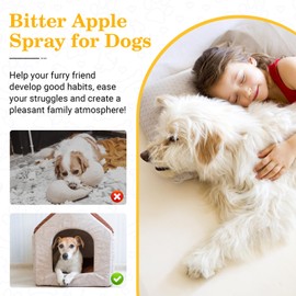 SINROBO No Chew Spray for Dogs, Bitter Apple Spray for Dogs to Stop Chewing, Indoor/Outdoor Deterrent Training Corrector for Furniture Protection, Anti Marking, Anti-Scratch